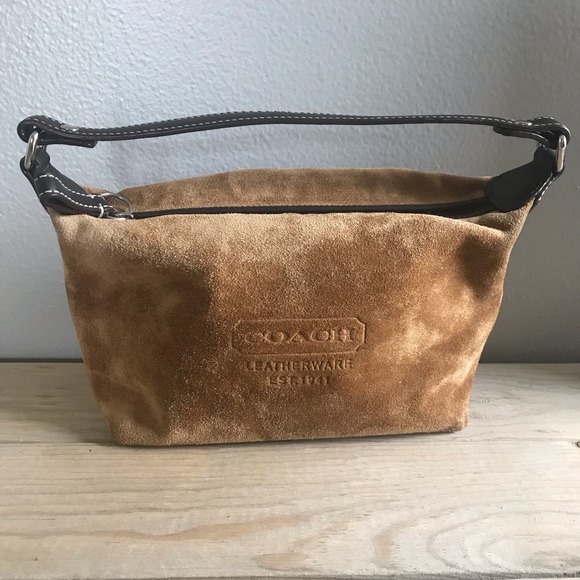 Coach Handbags - Coach Suede Small Bag